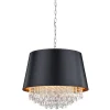 Trio Lighting Sisustusvalaisimet|riippuvalaisin Loreley 3xE14 musta/kulta