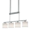 Trio Lighting Sisustusvalaisimet|riippuvalaisin Garda 4xE14 valkoinen