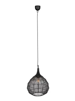 Trio Lighting Sisustusvalaisimet|riippuvalaisin Soraya 42 cm E27 mattamusta