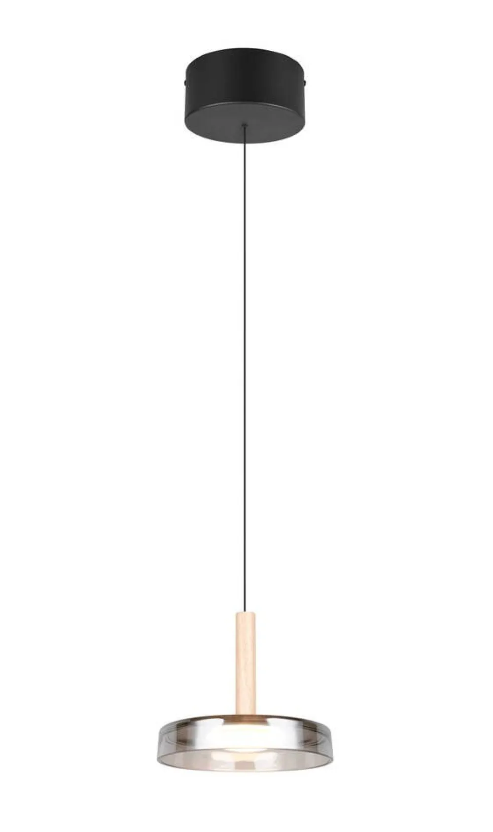 Trio Lighting Sisustusvalaisimet|riippuvalaisin Celeste LED 1-os mattamusta/kro
