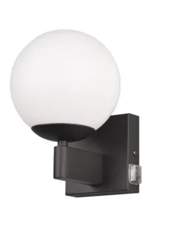 Trio Lighting Sisustusvalaisimet|seinävalaisin Kula H2O 1-os E14 mattamusta