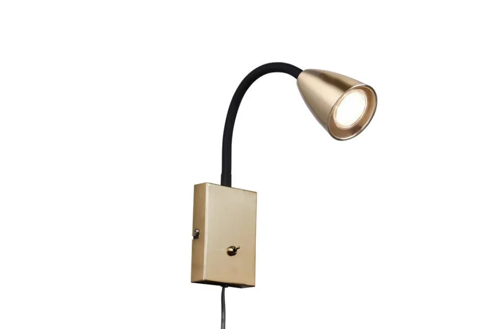 seinävalaisin Wanda GU10 mattamessinki>Trio Lighting Hot