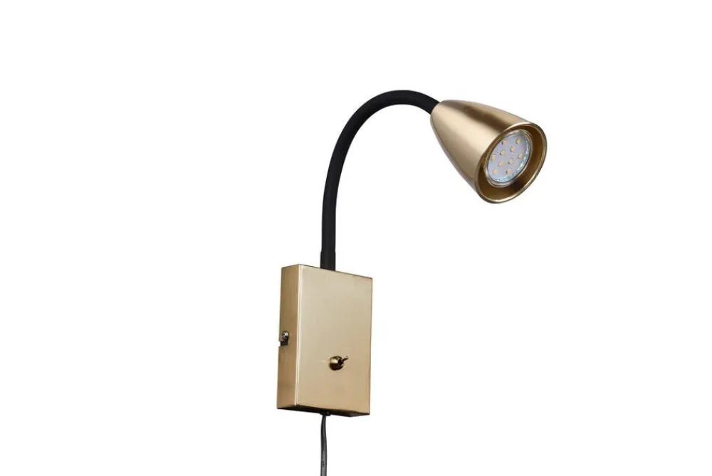seinävalaisin Wanda GU10 mattamessinki>Trio Lighting Hot