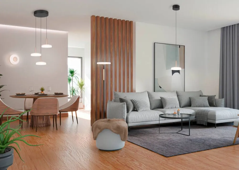 Trio Lighting Sisustusvalaisimet|seinävalaisin Celeste LED mattamusta/valkoinen