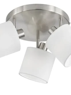 spottivalaisin Tommy 3-os E14 harjattu teräs/v>Trio Lighting Outlet
