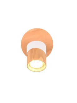 Trio Lighting Sisustusvalaisimet|spottivalaisin Aruni 1-os GU10 puu/mattavalkoi