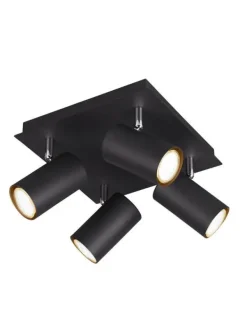 Trio Lighting Sisustusvalaisimet|spottivalaisin Marley 4-os GU10 mattamusta