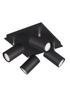 Trio Lighting Sisustusvalaisimet|spottivalaisin Marley 4-os GU10 mattamusta