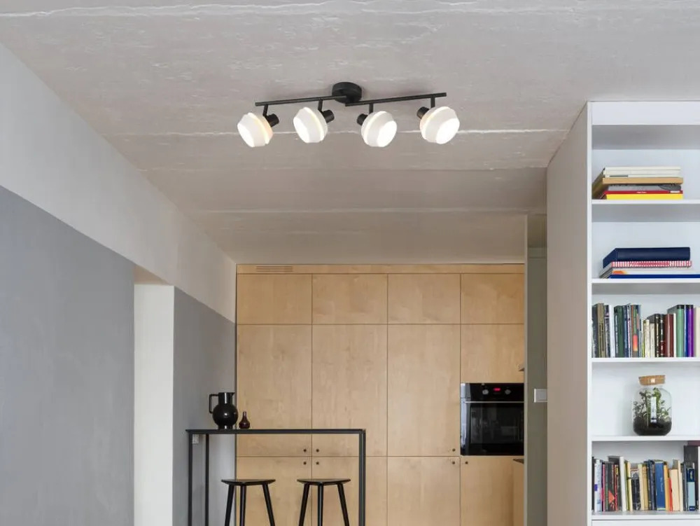 Trio Lighting Sisustusvalaisimet|spottivalaisin Isla 4-os E14 lämmin harmaa/mat