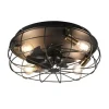 Trio Lighting Sisustusvalaisimet|tuuletinkattovalaisin Trondheim 4xE27 mattamus