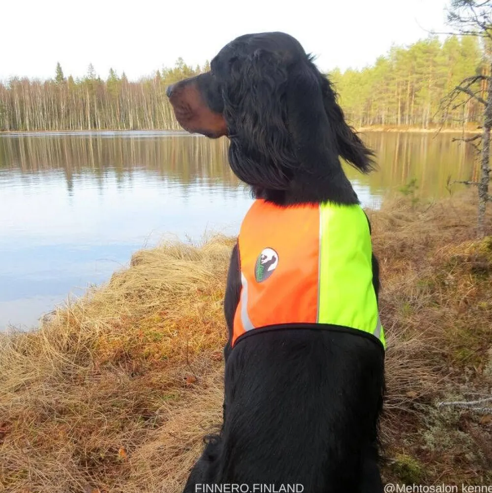Finnero Koirat|UKKO Signal Vest Metsästysliivi, punainen/keltainen, M