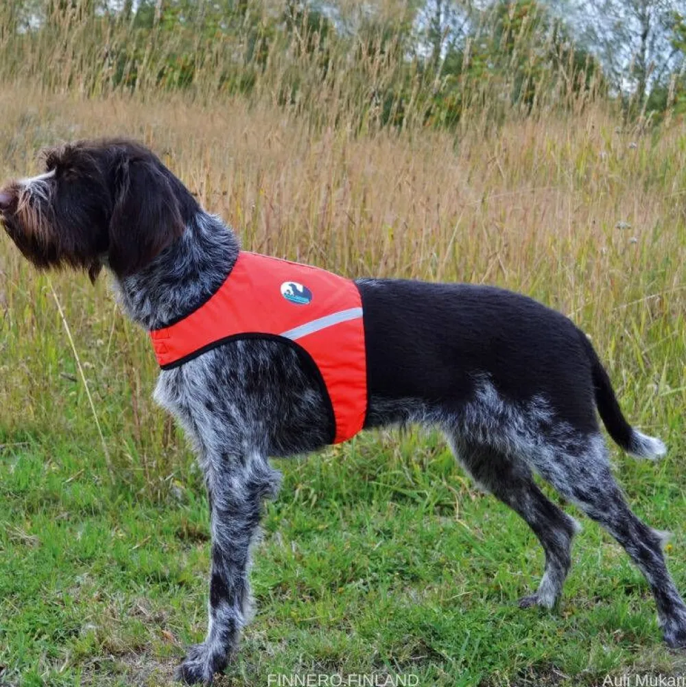 Finnero Koirat|UKKO Signal Vest Metsästysliivi, punainen/keltainen, M