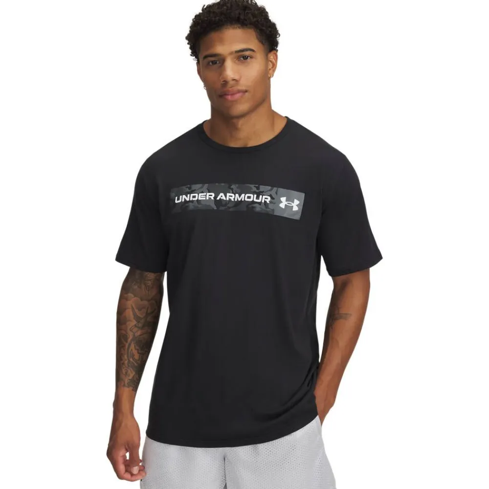 Under Armour Paidat Ja Neuleet|t-paita Camo Chest Stripes ss 002 Black