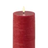 Uyuni Koriste- Ja Kausivalot|LED pöytäkynttilä 7,8x15 cm carmine red rustiikki