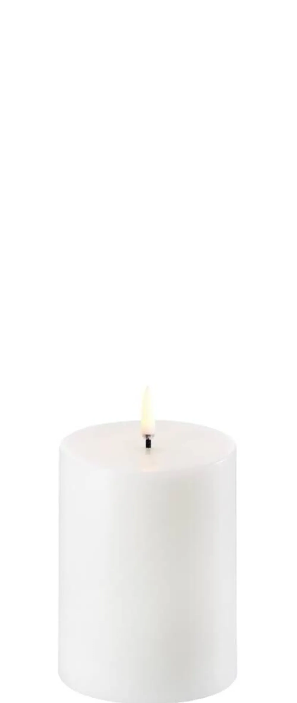 Uyuni Koriste- Ja Kausivalot|LED pöytäkynttilä 7,8x10 cm valkea smooth