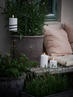 LED-kynttilä ulkokäyttöön 7,8x17,8 cm White><noscript><img width=