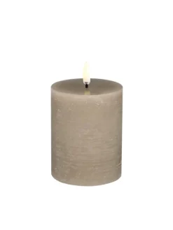 Uyuni Koriste- Ja Kausivalot|LED-kynttilä 7,8x10 cm Sandstone Rustic