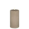 LED-kynttilä 7,8x15 cm Sandstone Rustic>Uyuni New