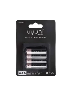 paristo AAA Battery 1,5V 1000mAh 4 kpl/pkt>Uyuni New