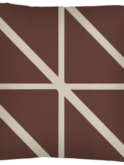 Vallila Sisustustekstiilit|Lucina koristetyynynpäällinen 43x43 cm ruskea