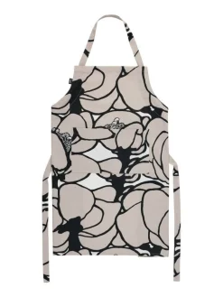 Vallila Keittiötekstiilit|Makeba esiliina 82x84 cm beige