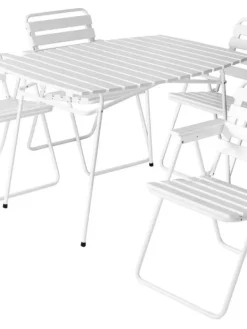 Varax Puutarhakalusteet|pöytä Retro 403 valkoinen