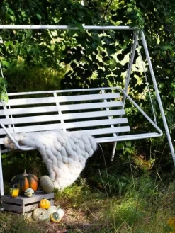 Varax Puutarhakalusteet|Suvisaari 3-h pihakeinu valkoinen