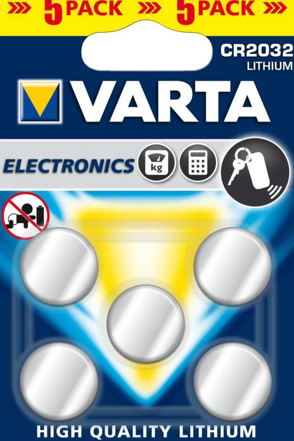 Paristot|Lamput Ja Valaisintarvikkeet|Varta Cr2032 5kpl