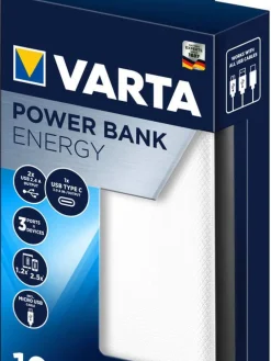 Varta Kuulokkeet Ja Puhelintarvikkeet|virtapankki 10000mAh valkoinen