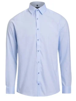 Venti Kauluspaidat|paita 144283500 Body fit 100 vaaleansininen