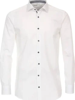 Venti Kauluspaidat|paita 123963500 Modern fit 000 VALKOINEN