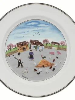 Villeroy&Boch Astiat|Design Naif Lautanen 27cm Poultry farm