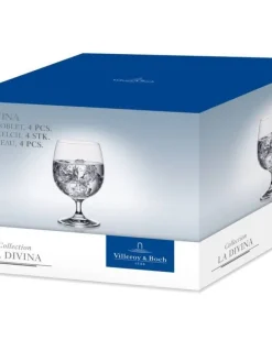 Villeroy&Boch Astiat|La Divina vesilasi 0,33 l 4 kpl