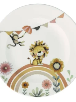 Villeroy&Boch Lastenhuone|Astiat|lautanen Roar Like a Lion 21,5x21,5x1,5 cm