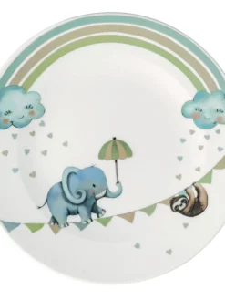 Villeroy&Boch Lastenhuone|Astiat|lautanen Walk Like an Elephant 21,5x21,5x1,5 c