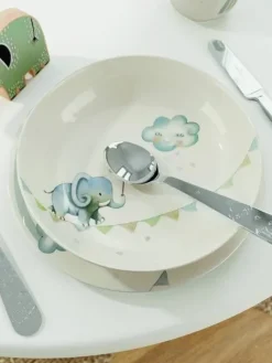 Villeroy&Boch Lastenhuone|Astiat|lautanen Walk Like an Elephant 21,5x21,5x1,5 c