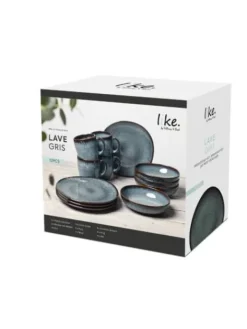 Villeroy&Boch Astiat|Lave Aamiaissetti Gris 12-os.
