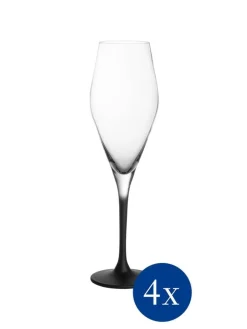 Villeroy&Boch Astiat|Manufacture Rock samppanjalasi 0,26l 4-os.