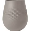 Villeroy&Boch Maljakot Ja Ruukut|Manufacture Collier vaasi 12x12x15 cm 1,1 L taupe carre