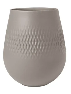 Villeroy&Boch Maljakot Ja Ruukut|Manufacture Collier vaasi 12x12x15 cm 1,1 L taupe carre