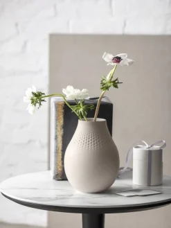 Villeroy&Boch Maljakot Ja Ruukut|Manufacture Collier vaasi 16x16x20 cm 2,3 L perle beige