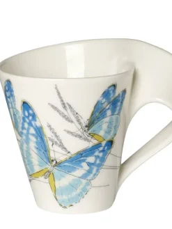 Villeroy&Boch Astiat|NewWave Caffe muki 0,3l Morpho cypris perhonen