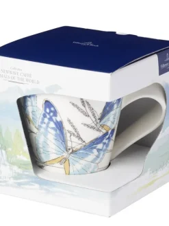 Villeroy&Boch Astiat|NewWave Caffe muki 0,3l Morpho cypris perhonen