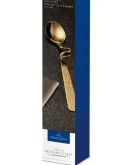 Villeroy&Boch Aterimet|NewWave Caffe Kahvilusikka 17,5cm kullattu