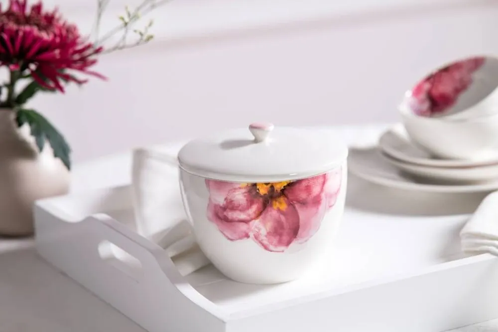 Villeroy&Boch Juoma- Ja Baaritarvikkeet|Rose Garden Teepurkki 13,5x13,5x12,5 cm 0,7l