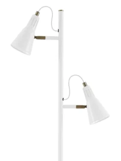 Virvatuli Sisustusvalaisimet|lattiavalaisin Solina 2-os. 155 cm mattavalkoinen