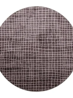 VM-Carpet Pyöreät Matot|Aari 12 antrasiitti, kantti 5450, Ø 133 cm