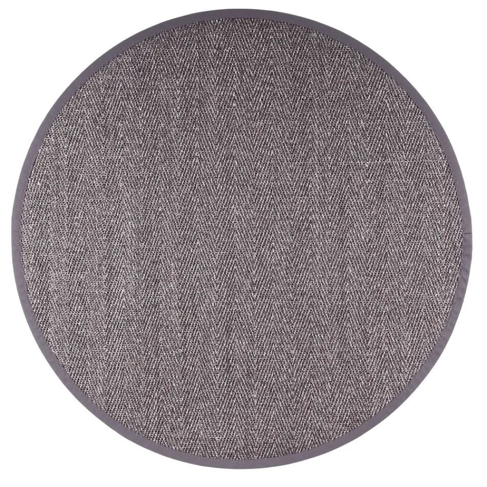 Barrakuda 9371 antrasiitti, Ø 133 cm, kantti 38>VM-Carpet Hot