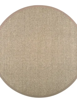 Barrakuda 9307 natur, Ø 133 cm, kantti 25>VM-Carpet Sale