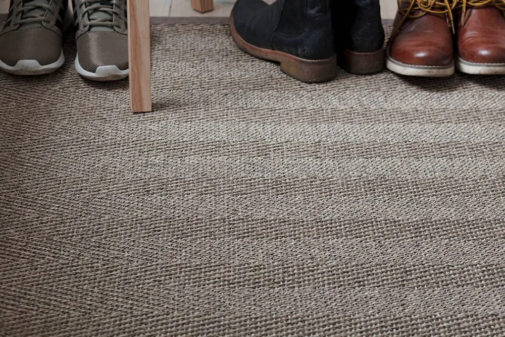 Barrakuda 9307 natur, Ø 133 cm, kantti 25>VM-Carpet Sale